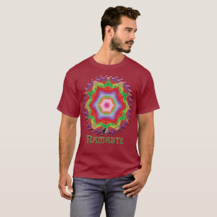 T-shirt Mandril Namaste Kaleidoscope