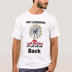 T-shirt Manège Citation Inspirante Ne Regardez Pas En Arri