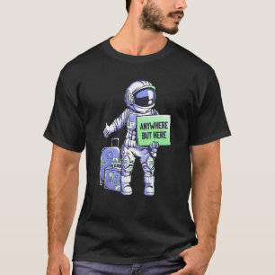 T-shirt Manège de l'univers Ailleurs qu'ici Astronaute spa