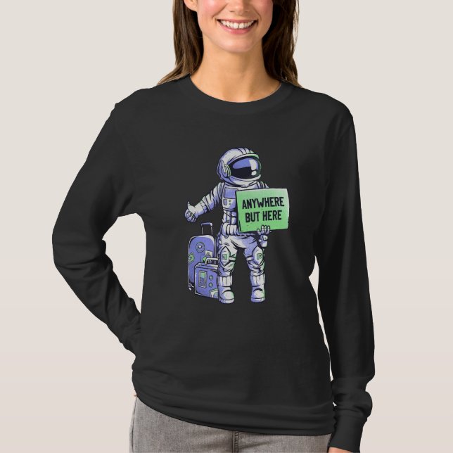 T-shirt Manège de l'univers de l'astronaute de l'espace N' (Devant)