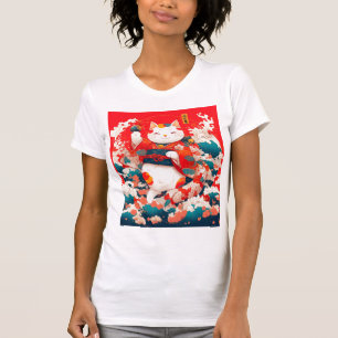 T-shirt Maneki-Neko, Chat japonais chanceux