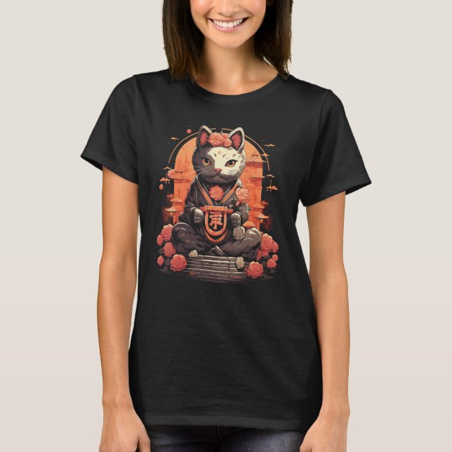 T-shirt Maneki Neko Japon (Devant)