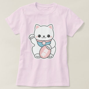 T-shirt Maneki rose Neko