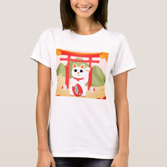 T-shirt manekineko (Devant)