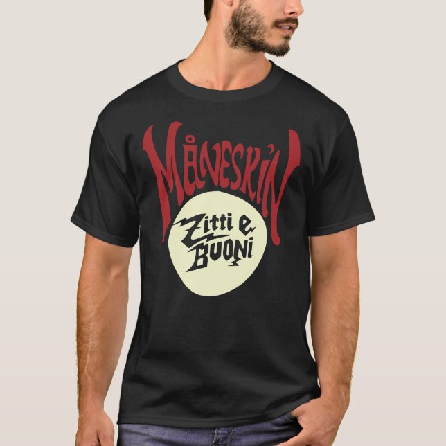T-shirt Måneskin fan art &amp ; merle maneskin Classic T-S (Devant)
