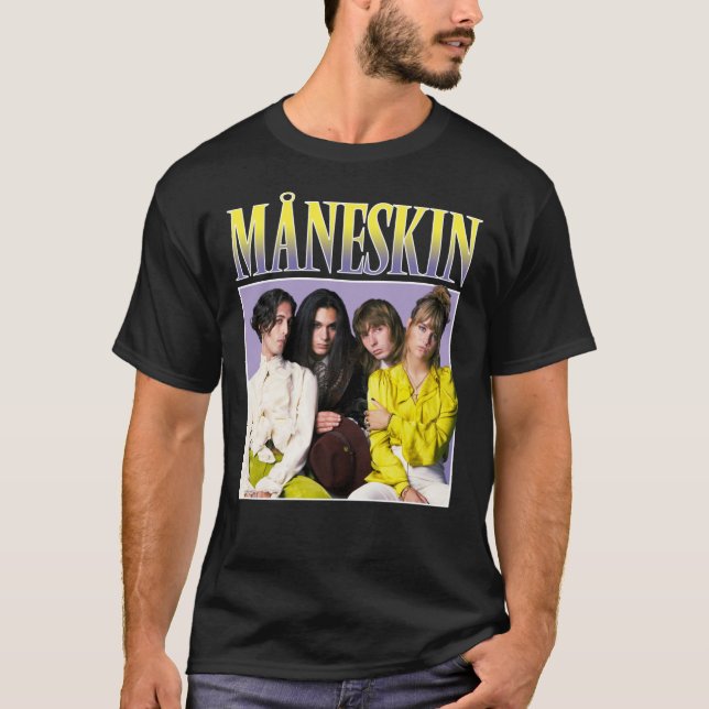 T-shirt Maneskin Måneskin - Gagnants de l'Eurovision de la (Devant)