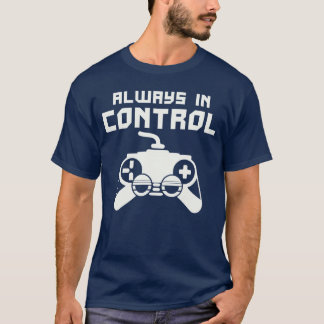 T-shirt Manette de console de jeu Le joueur est toujours m