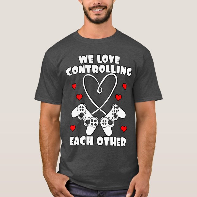 T-shirt Manette de jeu Cœurs Relation de jeu Valenti (Devant)