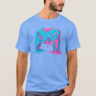 T-shirt Manette de jeu pour garçon Drip Jeu vidéo Rétro Ga