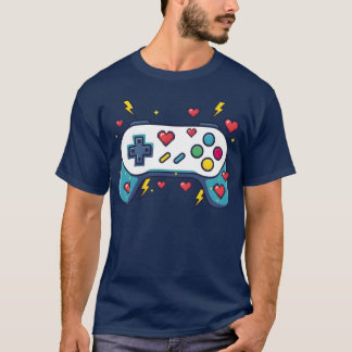 T-shirt Manette de jeu rétro pour ami Pielated amis