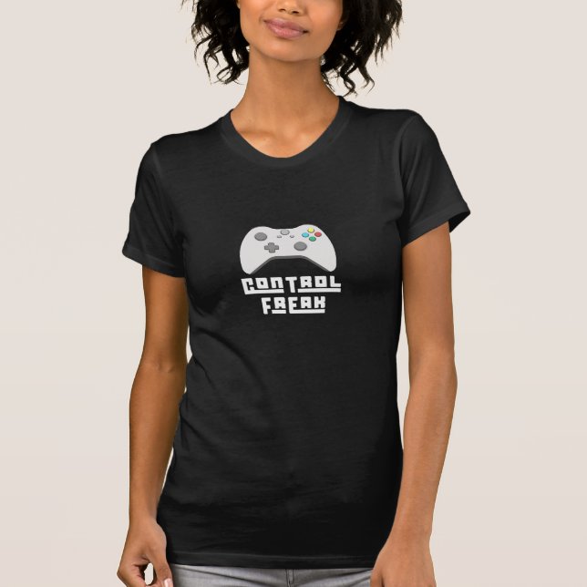 T-shirt Manette de jeu vidéo Contrôleur compulsif Graphiqu (Devant)