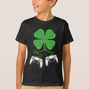 T-shirt Manette de jeu vidéo garçons joueurs irlandais St