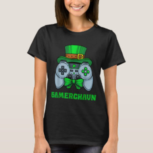 T-shirt Manette de jeu vidéo irlandaise St Patrick's Day J