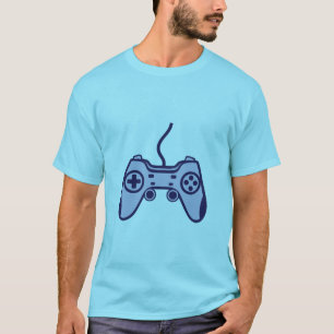 T-shirt manette joystick paddle jeux game geek
