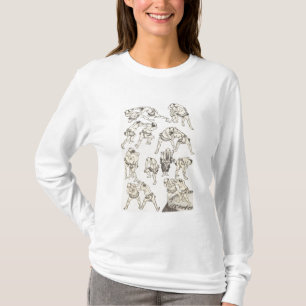 T-shirt Manga : études des gestes et postures de lutte