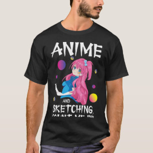 T-shirt Manga Otaku japonais drôle Juste une fille Anime S