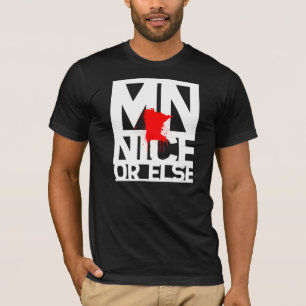 T-shirt Manganèse Nice ou bien (lettrage blanc)