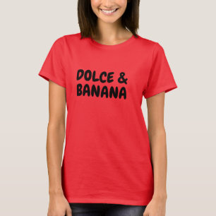 T-shirt Mange Banana Dolce Shirt - Drôle Adulte Fruit Tee