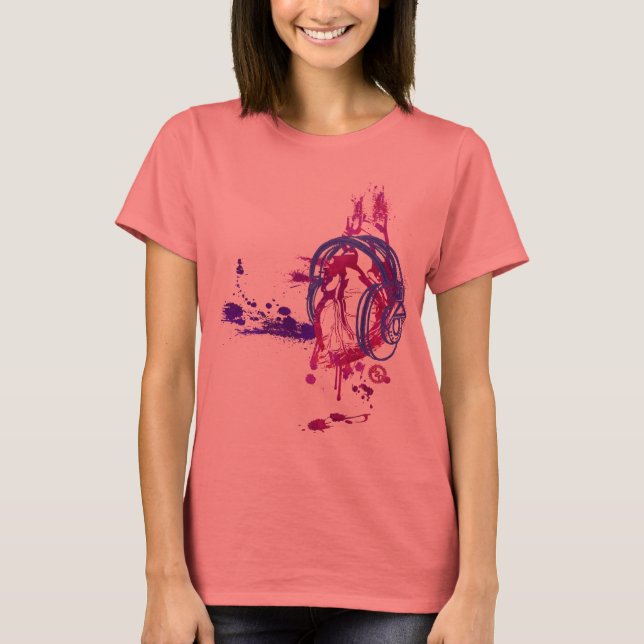 T-shirt Mange, Dors, Respire... MUSIQUE (Devant)