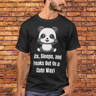 T-shirt Mange, dort et se dégage (de manière mignonne)