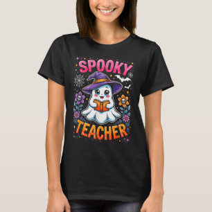 T-shirt Mange Maître éffrayant Ghost Livre de lecture Funn