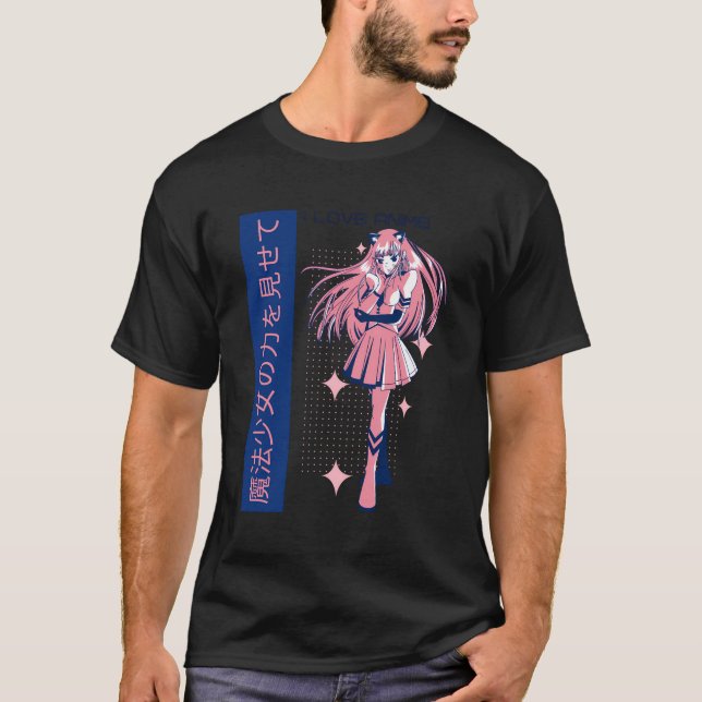 T-shirt Mange mange fille Anime (Devant)