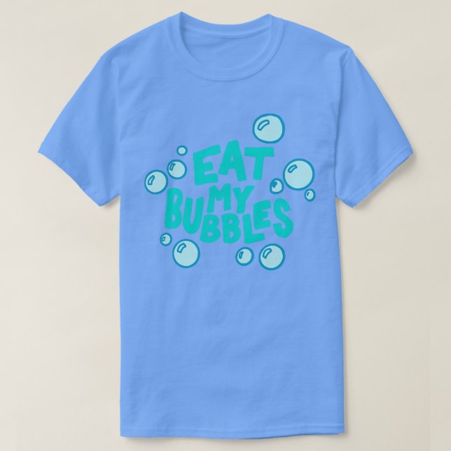 T-shirt Mange mes bulles de natation  (Design devant)