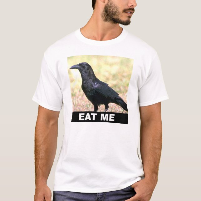 T-shirt Mange-moi, chemise Crow (Devant)