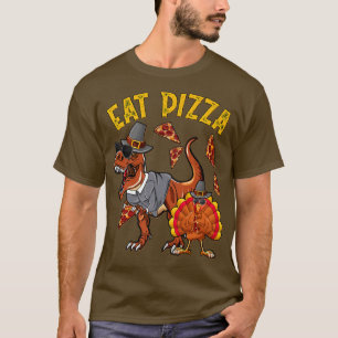 T-shirt Mange Pizza Drôle Turquie T Re Jeune Joyeux Joyeux