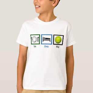 T-shirt Mange Sleep Play Tennis