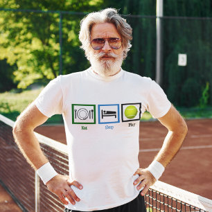 T-shirt Mange Sleep Play Tennis