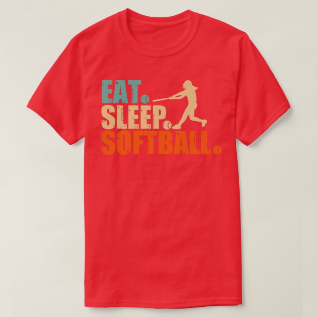 T-shirt Mange Sleep Softball (Design devant)