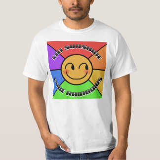 T-shirt "Mange Sunshine Puke Rainbows" Chemise