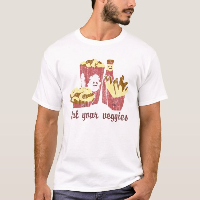 T-shirt Mange tes Légumes (Devant)
