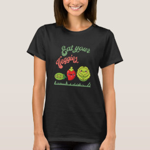 T-shirt Mange ton Légume Vegan Life mignonne Plante Vegan 