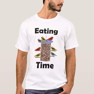 T-shirt Mangeoire à oiseaux de jardin temps de repas amate
