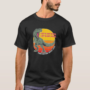 T-shirt Mangeons des enfants Ponctuation amusante Sauve de