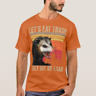 T-shirt Mangeons des ordures et nous faisons frapper par u