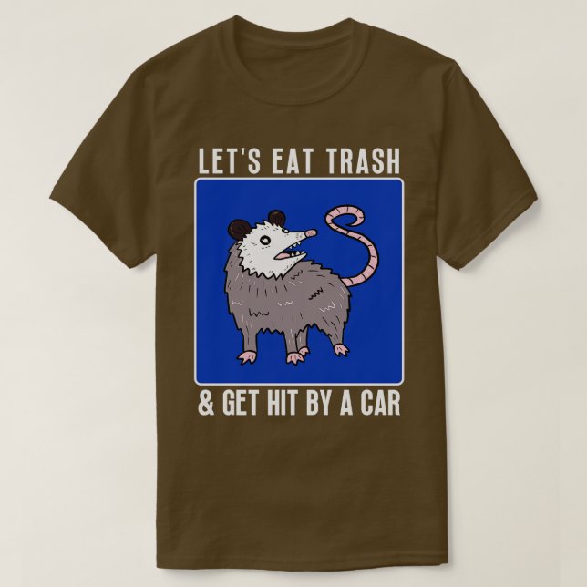 T-shirt Mangeons Les Déchets Atteignent Par Un 1 (Design devant)