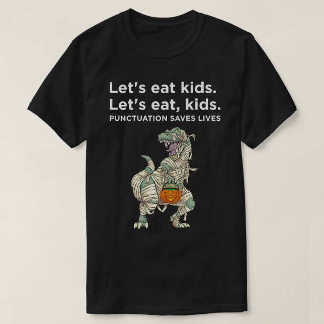 T-shirt Mangeons Ponctuation Enfants Sauvons Vie Sweatshir (Design devant)