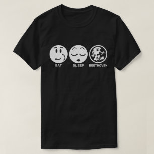T-shirt Manger Beethoven Sleep