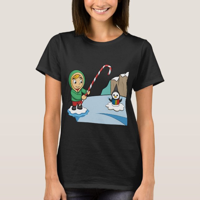 T-shirt Manger, boire et aller pêcher (Devant)