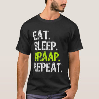 T-shirt Manger Braap de sommeil Répéter Braaap Brap Motocr