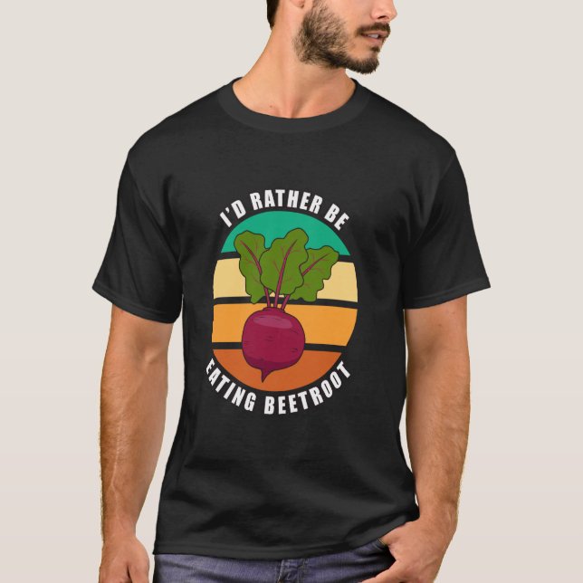 T-shirt Manger de la betterave Alimentation saine (Devant)