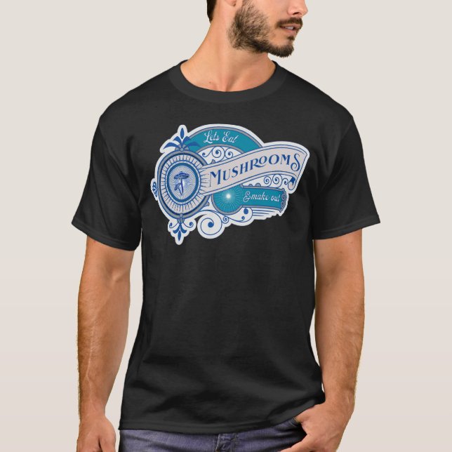 T-shirt Manger Des Champignons Et Faire (Devant)