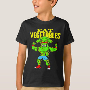 T-shirt Manger des légumes Drôle de brocoli Fitness Force