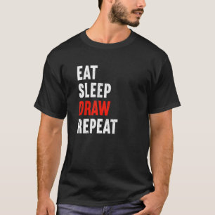 T-shirt Manger Dessin Dessin De Dessin De Rédaction Dessin