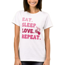 Manger Dormir Amour Répéter Saint-Valentin Cerise