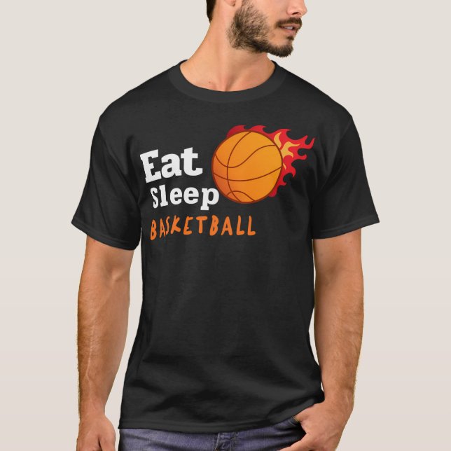 T-shirt Manger Dormir Basket (Devant)