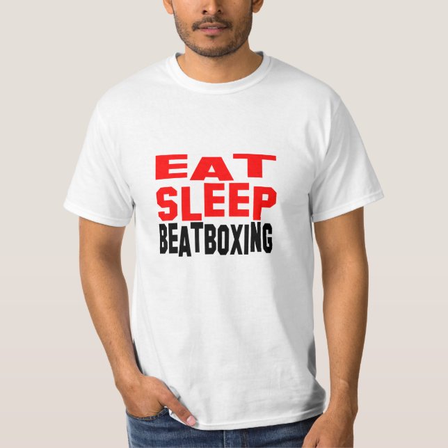 T-shirt Manger Dormir Beatboxing (Devant)